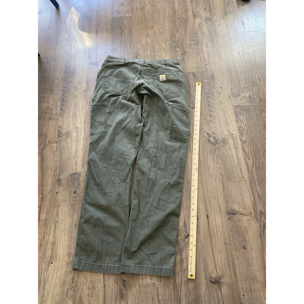 Carhartt Men's Green double knees - Picture 7 of 8